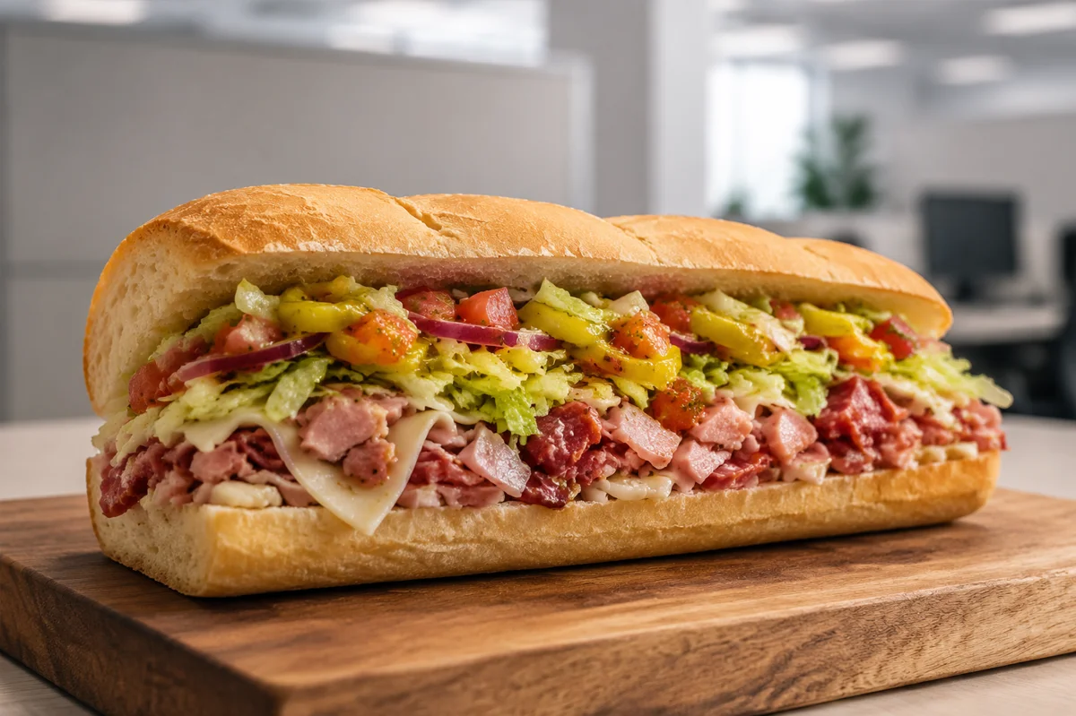 Chopped Italian hoagie